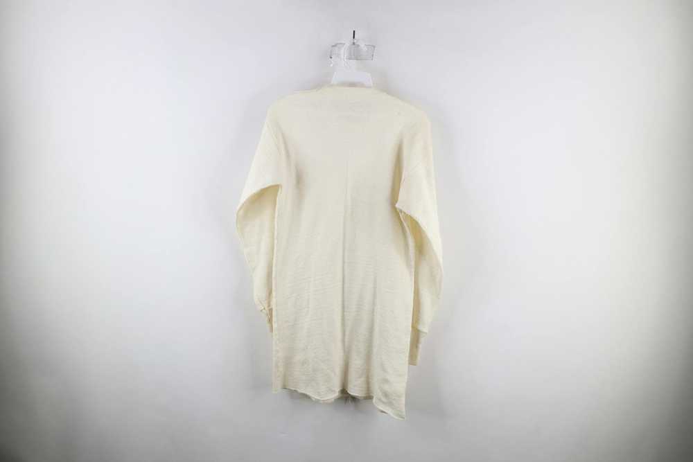 Hanes × Vintage Vintage 70s Hanes Thermal Waffle … - image 10