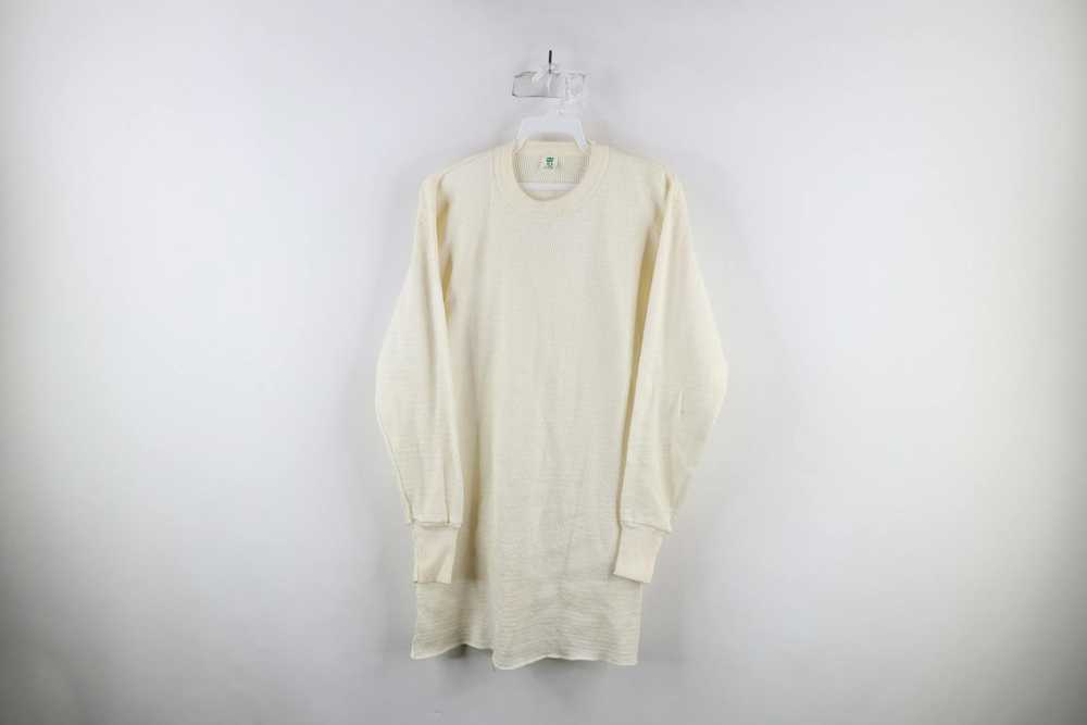 Hanes × Vintage Vintage 70s Hanes Thermal Waffle … - image 1