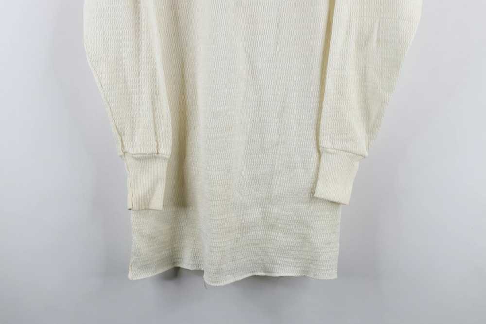 Hanes × Vintage Vintage 70s Hanes Thermal Waffle … - image 3