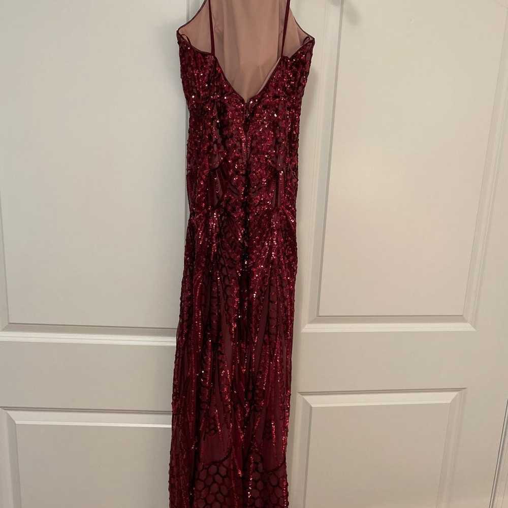 Beautiful red sparkly prom dress size 0 - image 9
