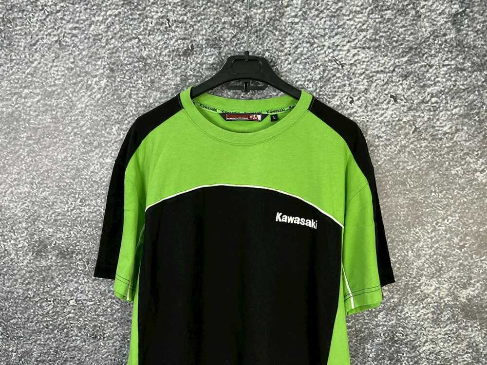 MOTO × Racing × Vintage Mens Kawasaki Racing T-Sh… - image 2