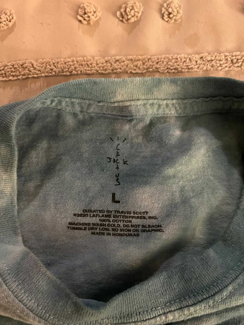 Travis Scott Blue McDonald's Crew Cactus Jack Tee - image 3