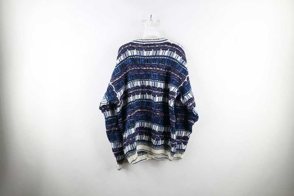 Vintage Vintage 90s Coogi Style Cosby Knit Cardig… - image 6