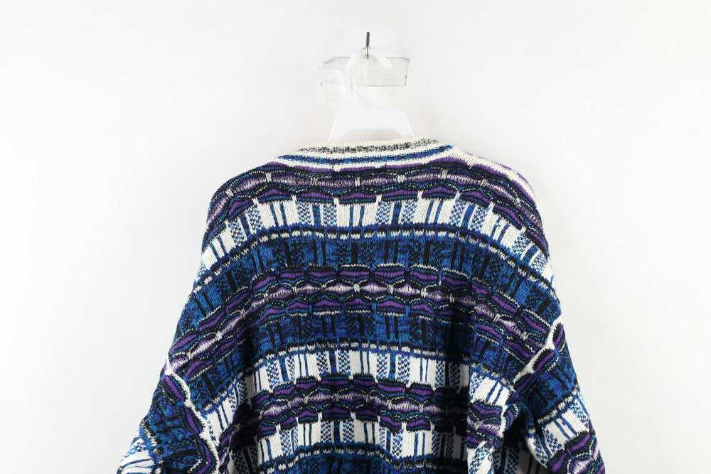 Vintage Vintage 90s Coogi Style Cosby Knit Cardig… - image 7