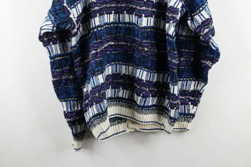 Vintage Vintage 90s Coogi Style Cosby Knit Cardig… - image 8