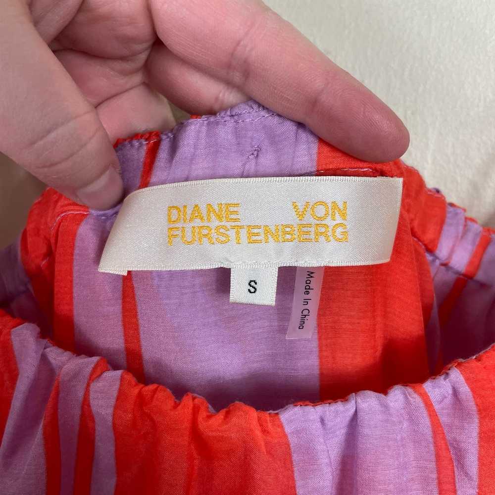 Diane Von Furstenburg Lightweight Striped Cotton … - image 9
