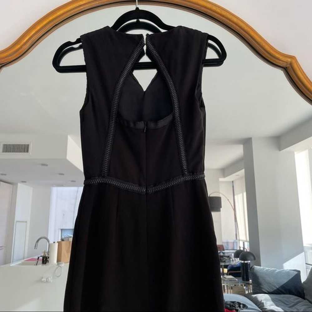 EUC REISS Black Satin Dress retail $350 - image 6