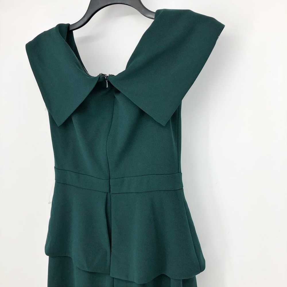 Xscape Womens Column Gown 4 Green Off the Shoulde… - image 9
