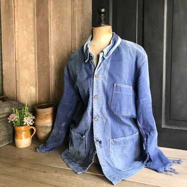 ジャケット・アウター 60s \"FRENCH WORK\" SUN FADE JACKET 60s FRENCH WORK SUN FADE JACKET