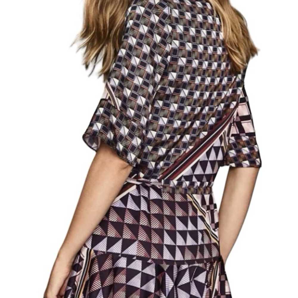 REISS London Orla Geometric Printed Dress USA siz… - image 3