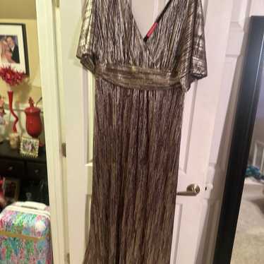 Lilly Pulitzer Gold Metallic Parigi Maxi