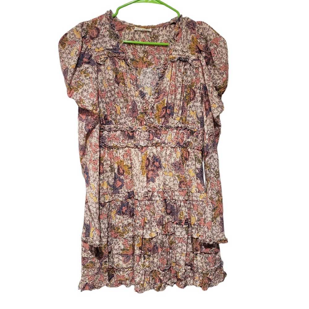 Ulla Johnson Julie dress Mini Floral Long Puff-Sl… - image 6