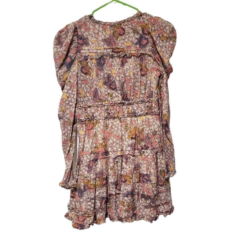 Ulla Johnson Julie dress Mini Floral Long Puff-Sl… - image 7