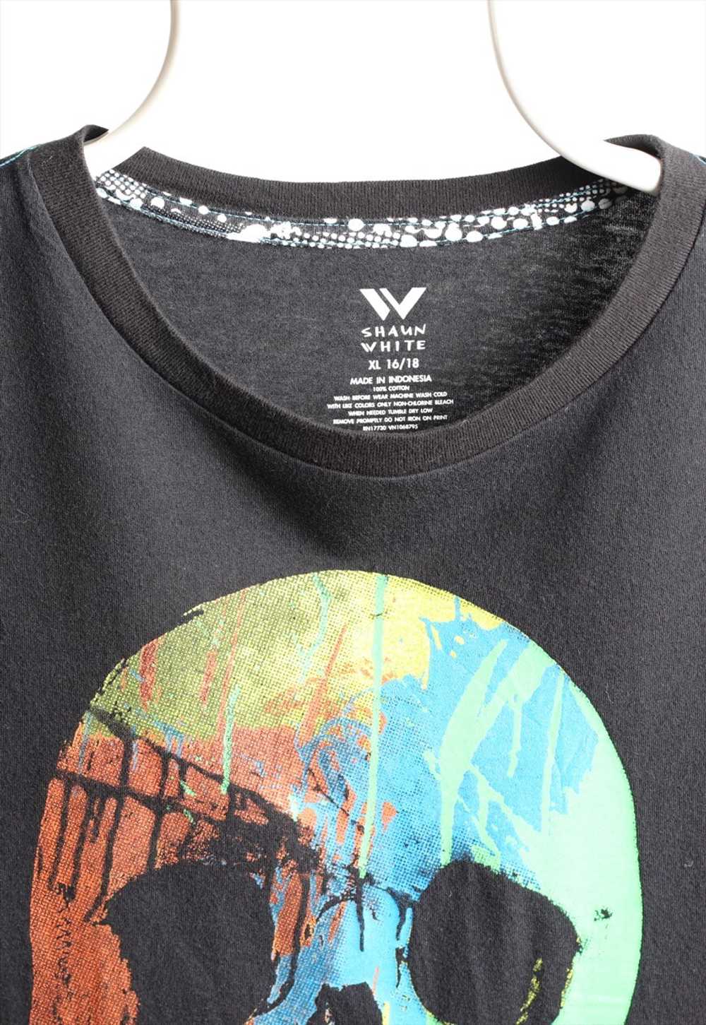 Shaun White Vintage Crewneck Graphic T-shirt Blac… - image 3