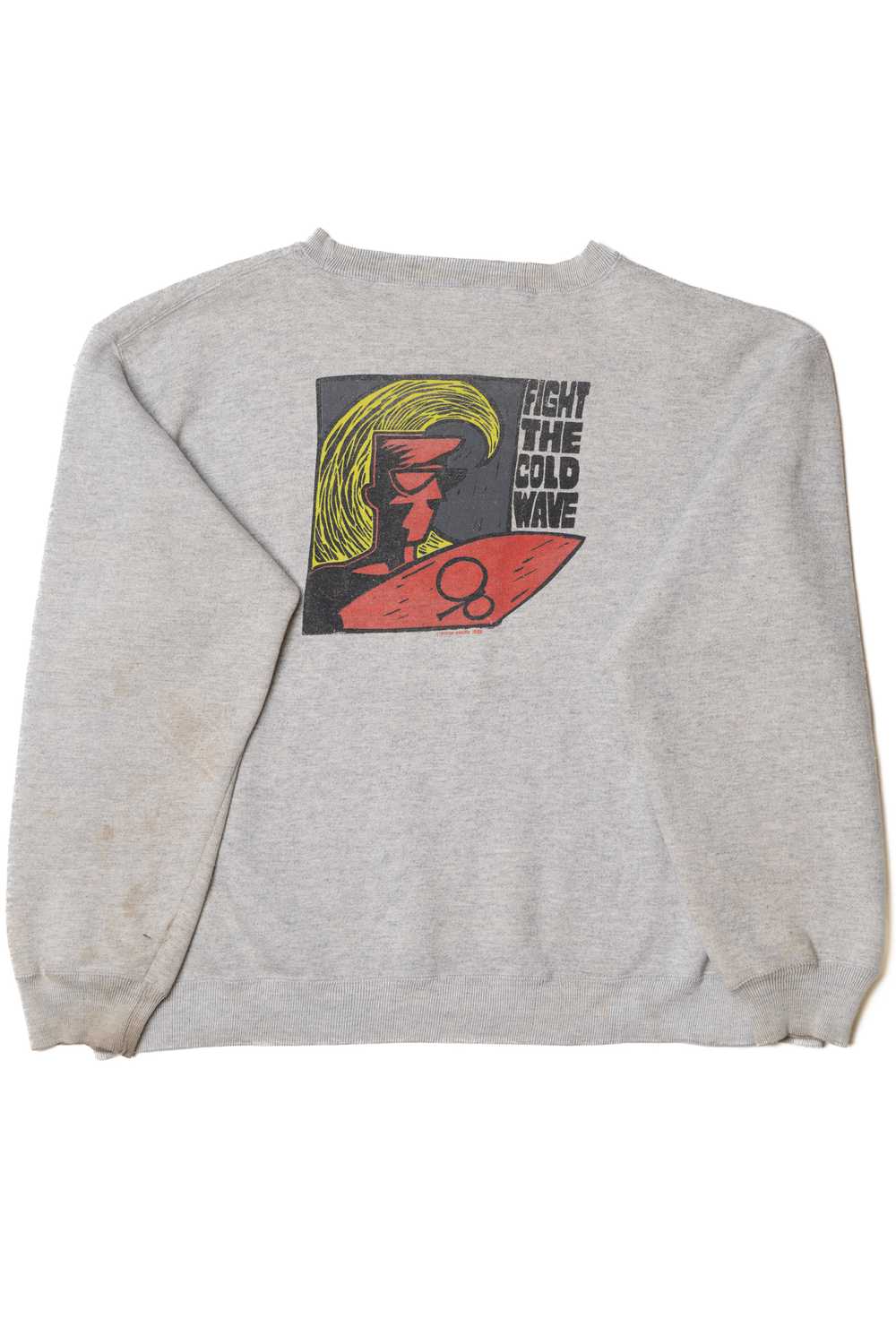 Vintage Ocean Pacific "Fight The Cold Wave" Sweat… - image 2