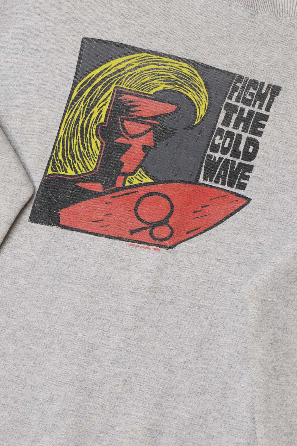 Vintage Ocean Pacific "Fight The Cold Wave" Sweat… - image 3