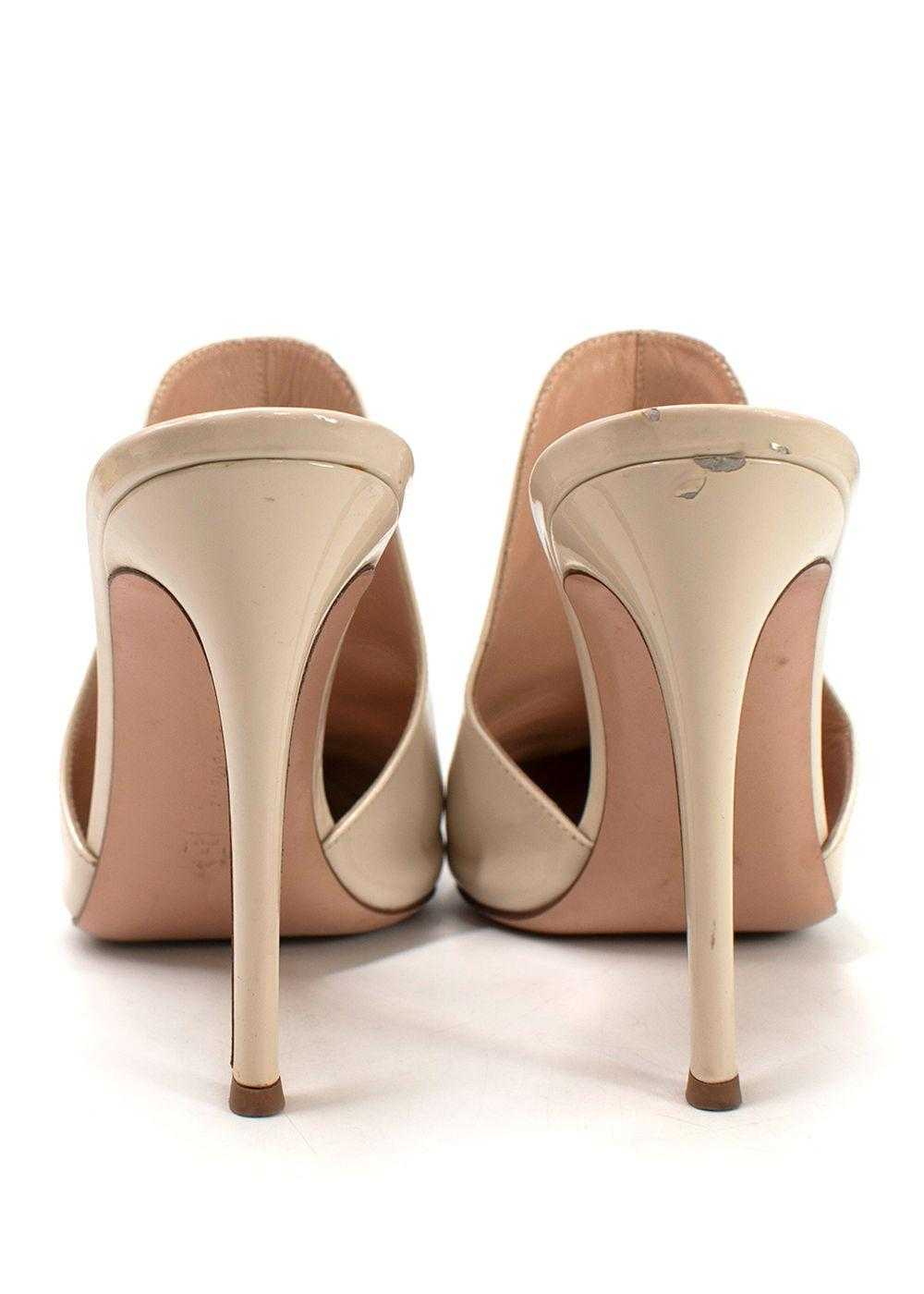 Managed by hewi Gianvito Rossi Beige Patent Leath… - image 3
