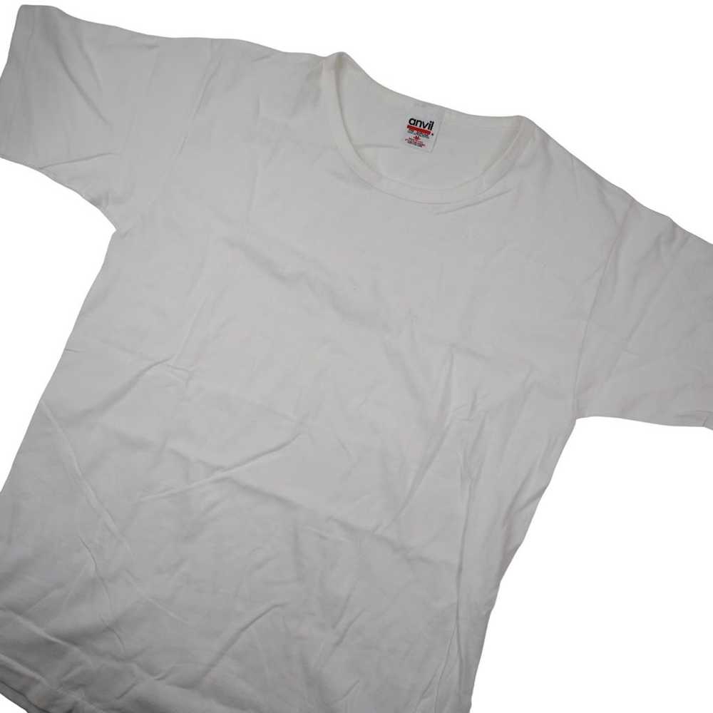 Vintage Anvil Single Stitched Blank T Shirt - image 2