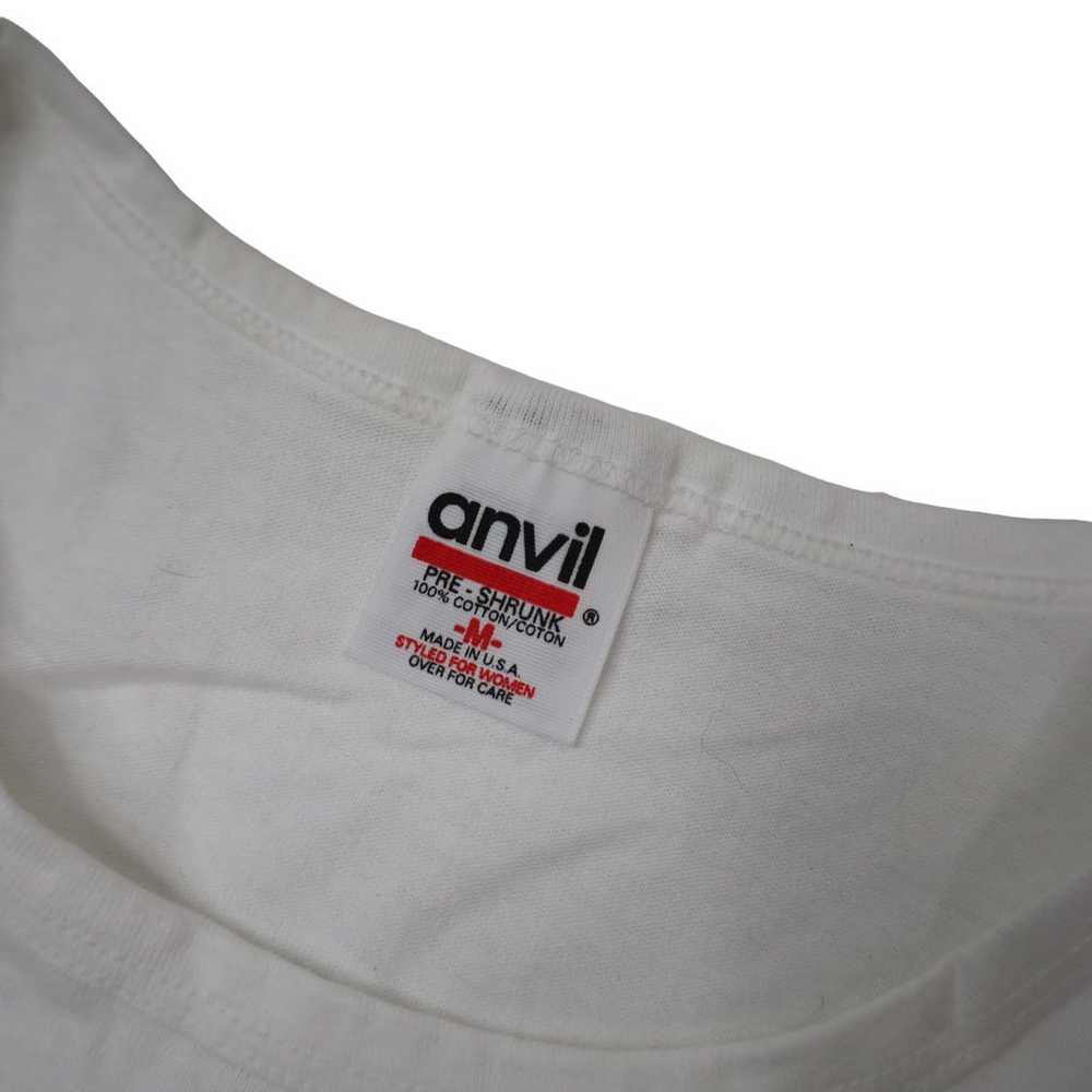 Vintage Anvil Single Stitched Blank T Shirt - image 5