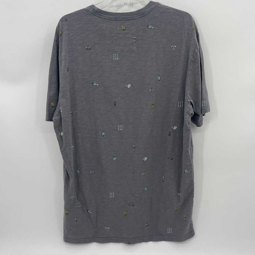 PRANA Auxi Crew T Shirt Mens Size XL Slim Grey Ca… - image 3
