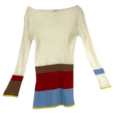 Demylee Striped Bateau Neck Sweater