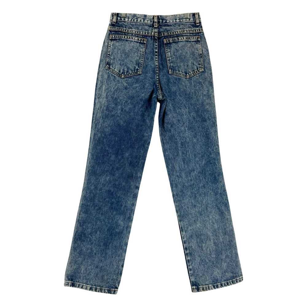 Vintage Acid Wash Denim Jeans - image 2