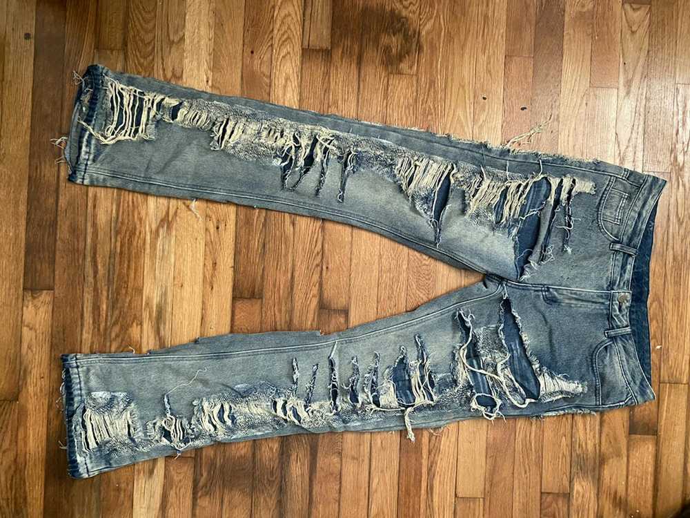 Streetwear Customs jeans handmade - image 1