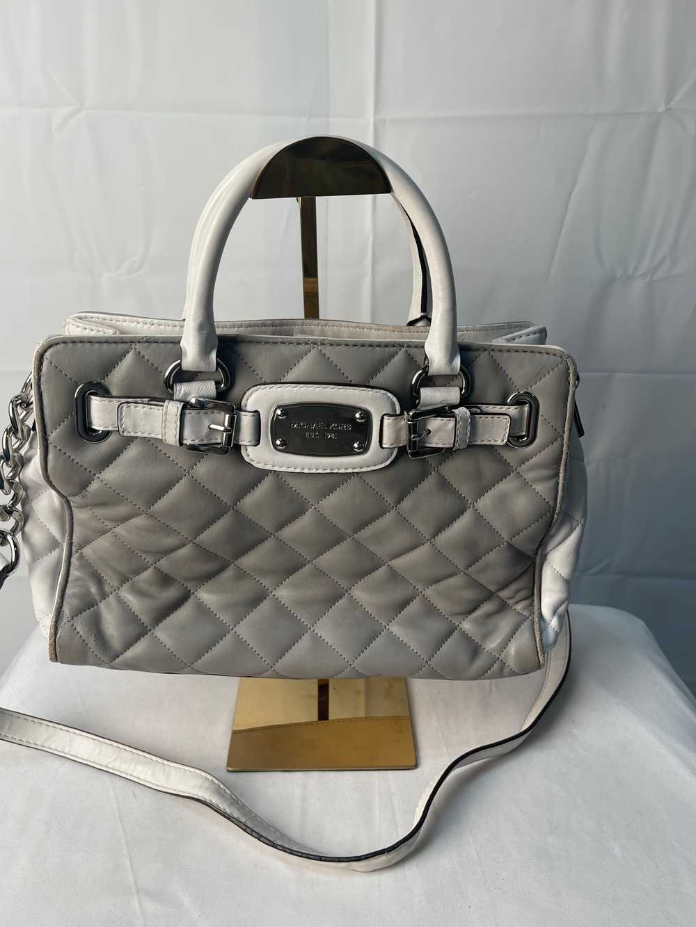 Certified Authentic michael Kors Gray and White H… - image 1