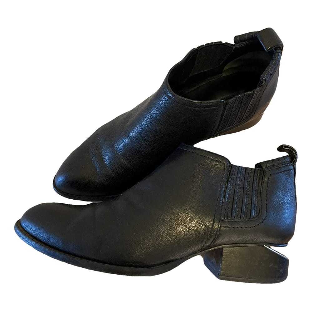 alexander wang kori leather ankle boots