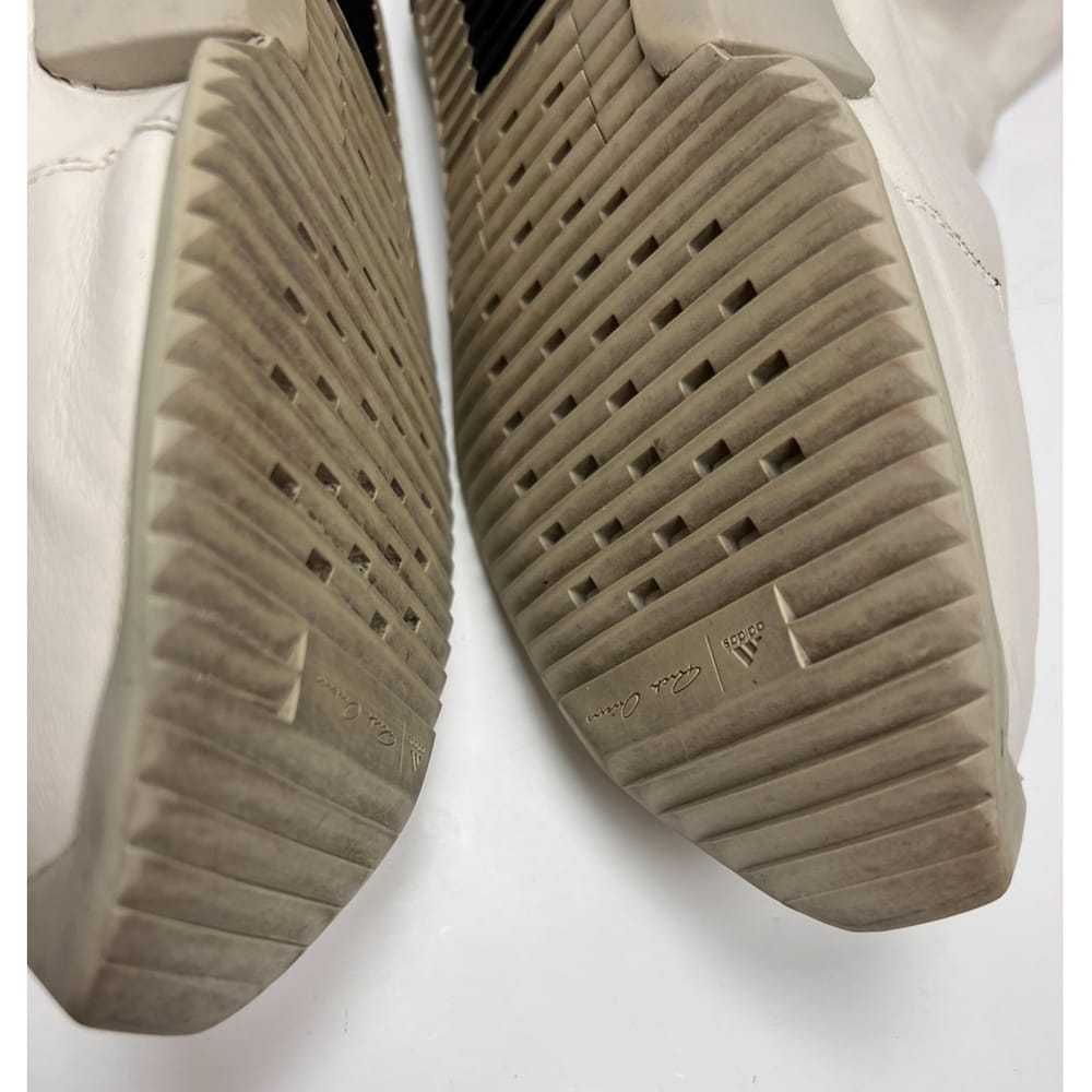 Adidas & Rick owens Leather high trainers - image 6