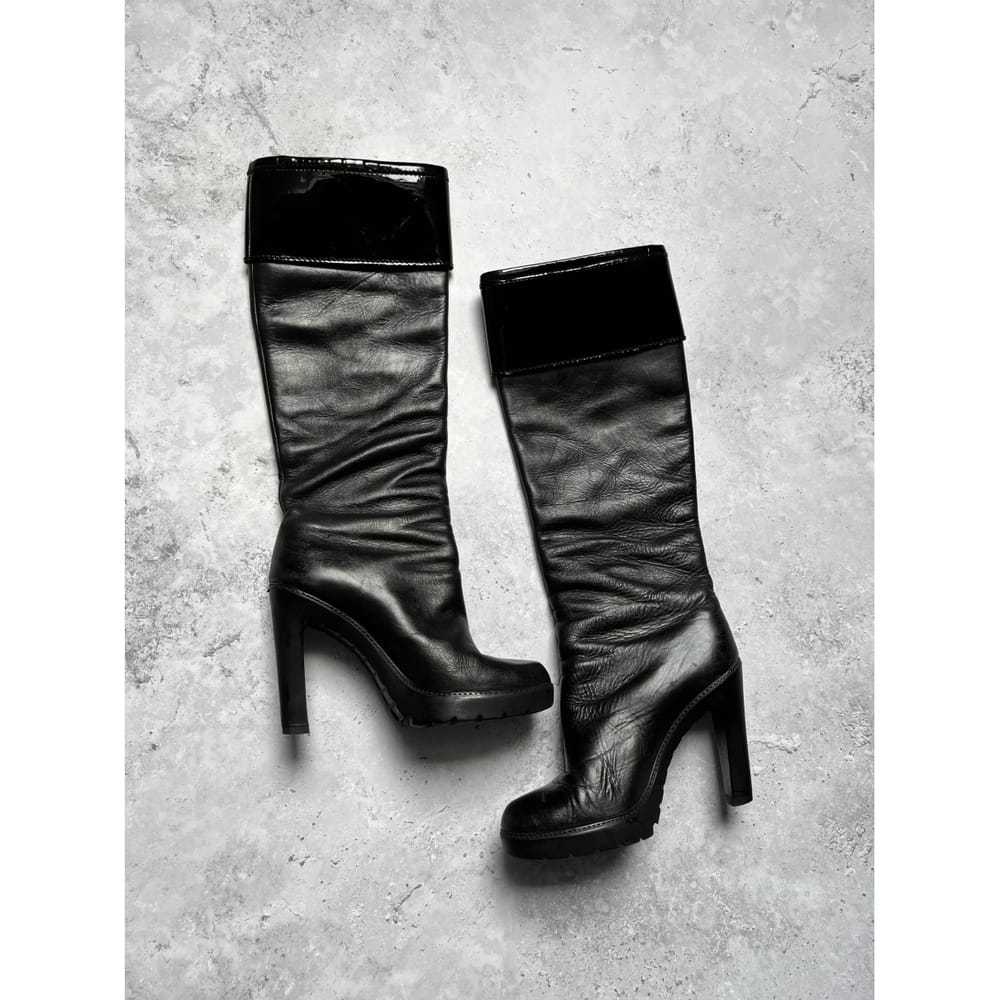 Dior Leather biker boots - image 5