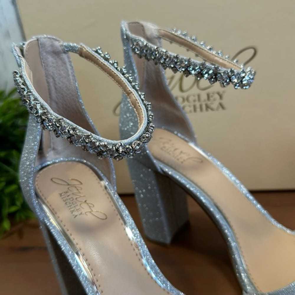 Badgley Mischka Glitter heels - image 10