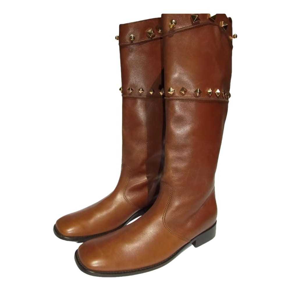 Dolce & Gabbana Leather riding boots - image 1