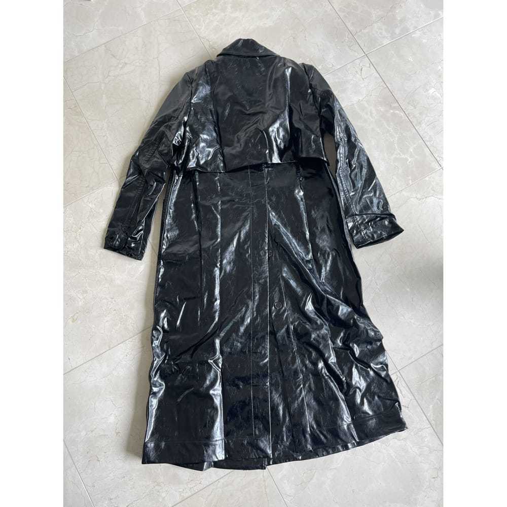 Saks Potts Vegan leather trench coat - image 3