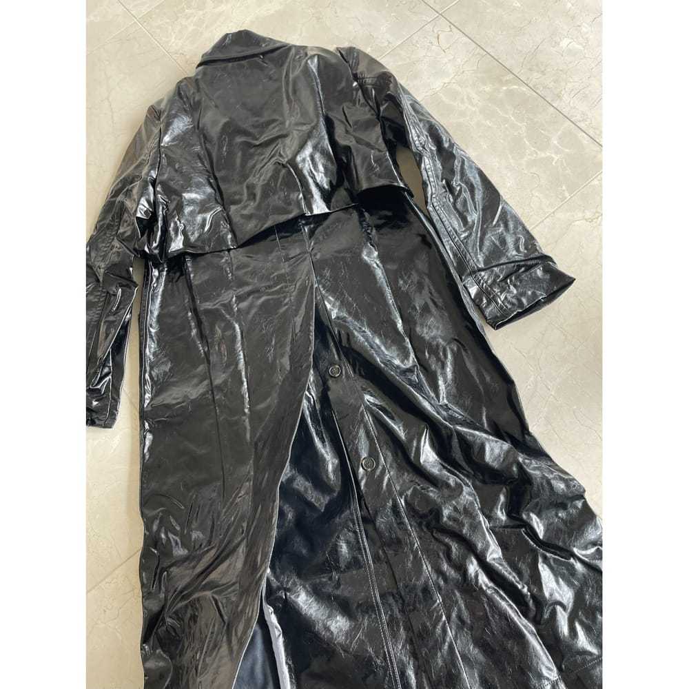 Saks Potts Vegan leather trench coat - image 4