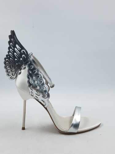 Sophia Webster Evangeline Winged Silver Sandal W 9