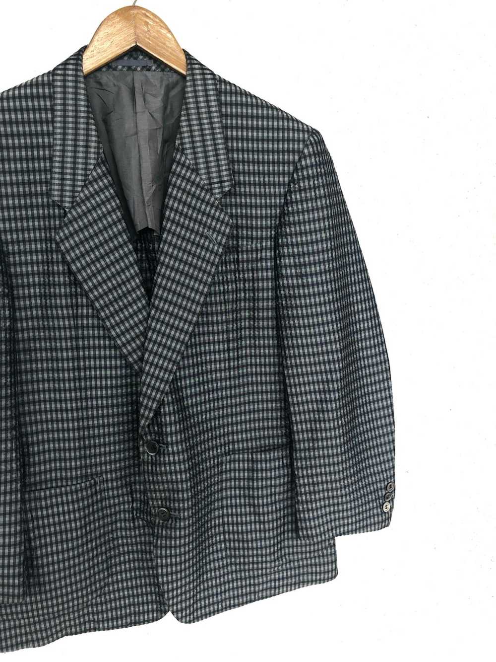 Lanvin Lanvin Paris Silk Beautiful Gingham Two Bu… - image 3