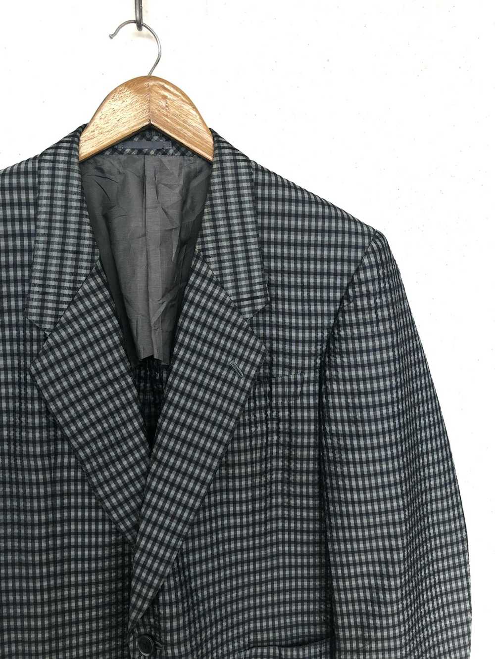 Lanvin Lanvin Paris Silk Beautiful Gingham Two Bu… - image 4