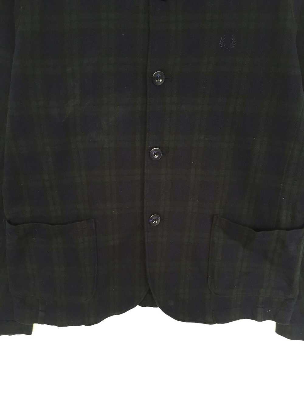 Fred Perry Fred Perry Green Checkered Plaid Tarta… - image 3