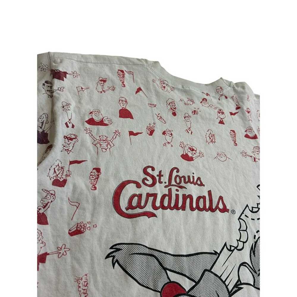 1993 St. Louis Cardinals Taz All-Over Print T-Shi… - image 12