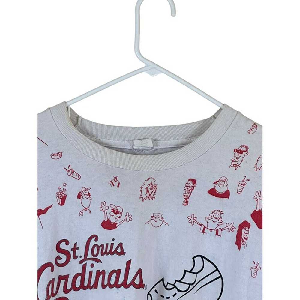 1993 St. Louis Cardinals Taz All-Over Print T-Shi… - image 2