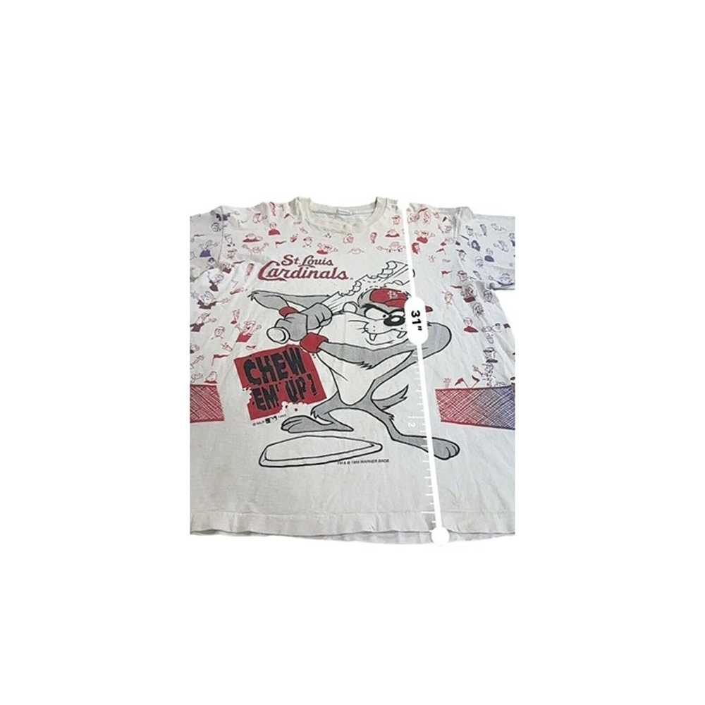 1993 St. Louis Cardinals Taz All-Over Print T-Shi… - image 6
