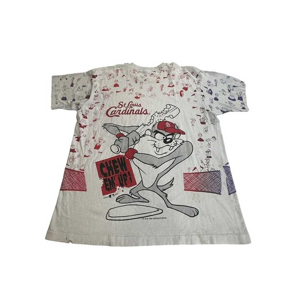 1993 St. Louis Cardinals Taz All-Over Print T-Shi… - image 9