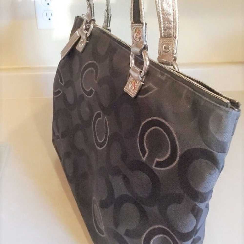 Coach poppy handbag tote purse tote xl - image 5