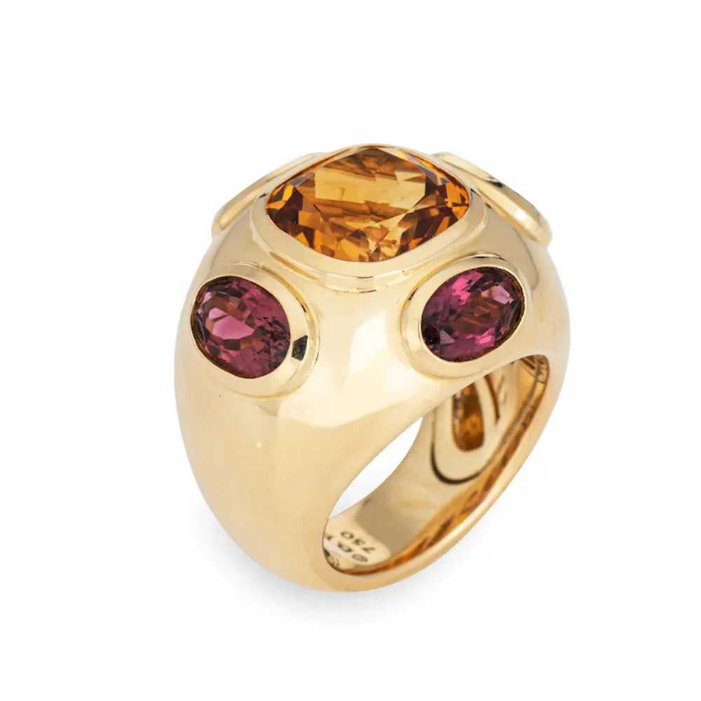 David Yurman Renaissance Ring 18 Karat Gold Citri… - image 2