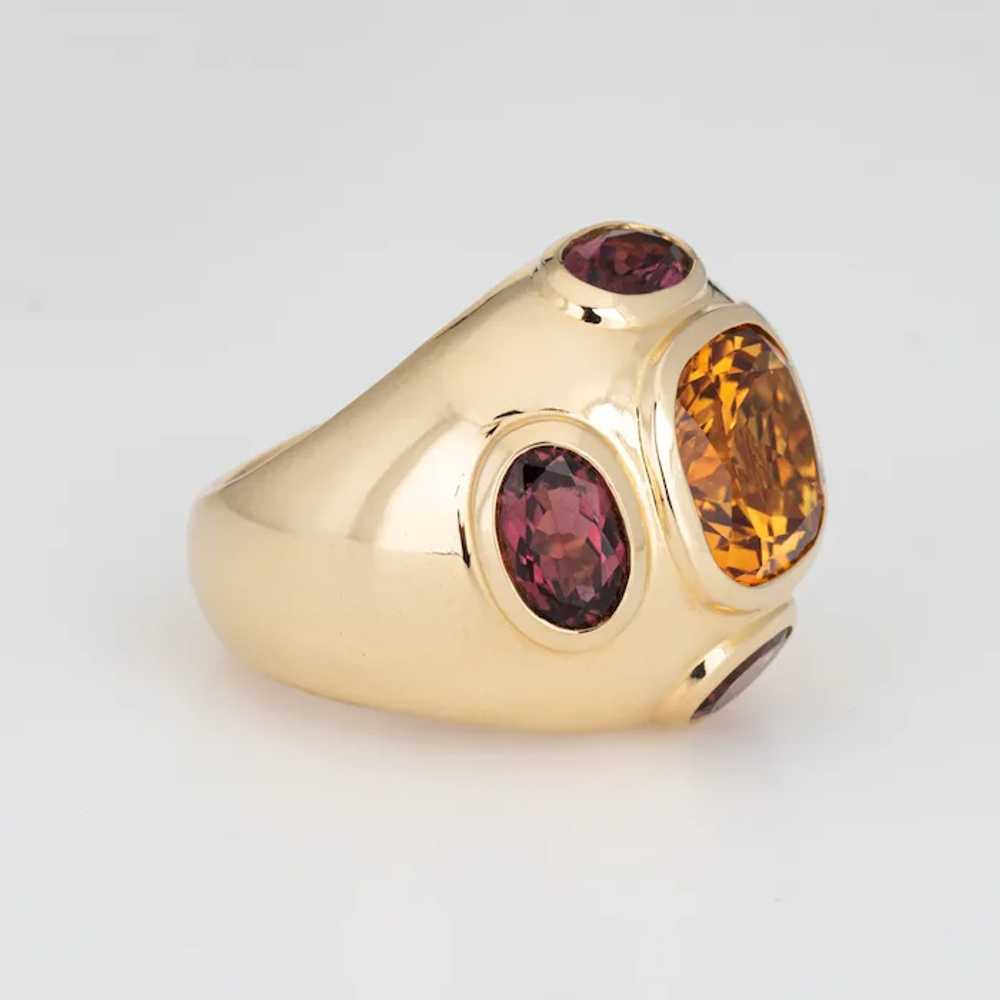 David Yurman Renaissance Ring 18 Karat Gold Citri… - image 3