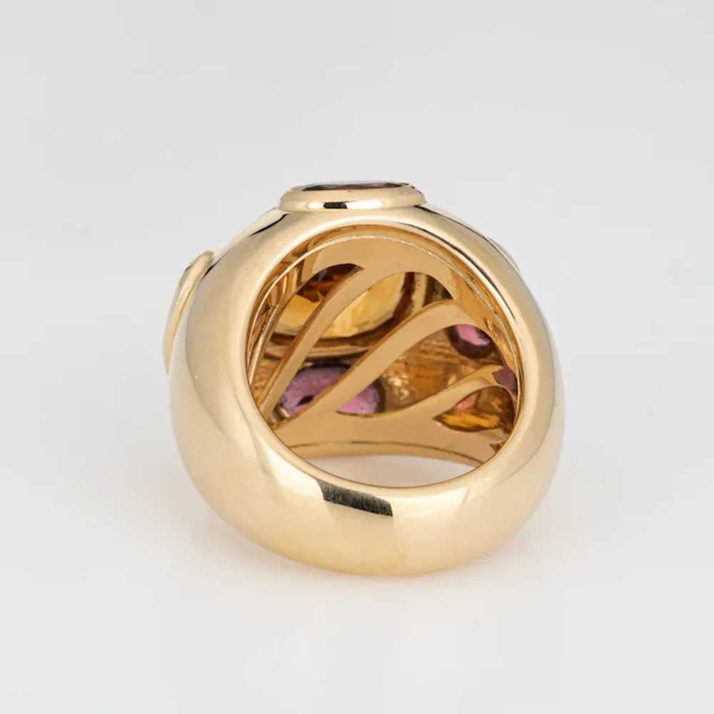David Yurman Renaissance Ring 18 Karat Gold Citri… - image 5