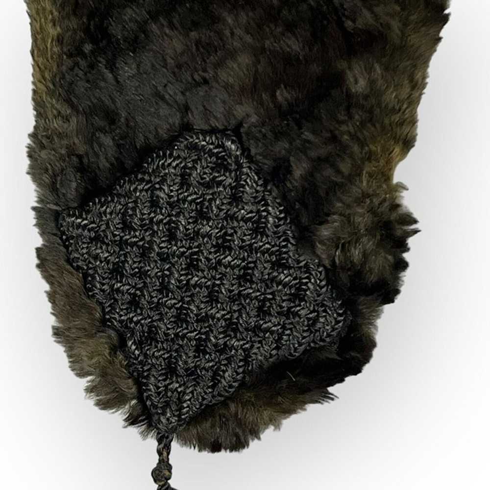 Vintage 1930s Sheared Beaver Fur Stole w/ Ribbon … - image 12