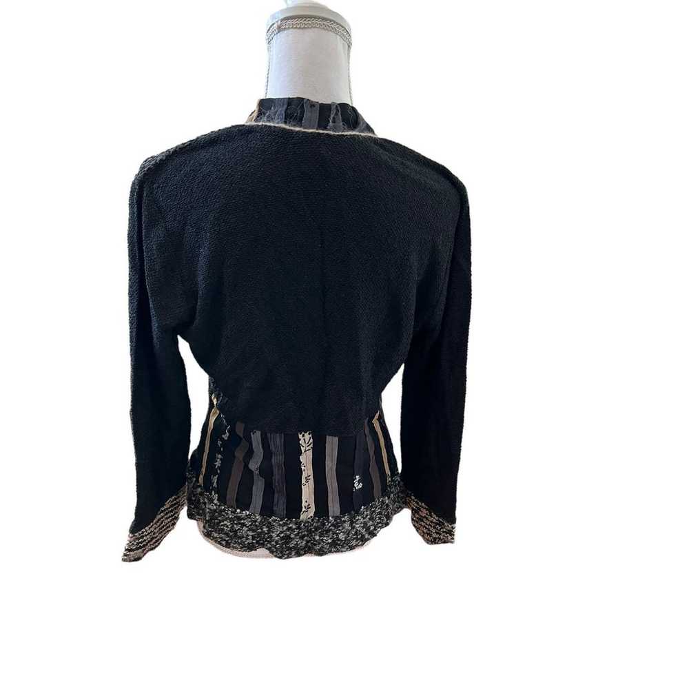 Vintage Staley Gretzinger Hand Knit Wool Mixed Me… - image 5