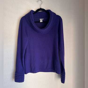 VTG Worth Cashmere blend Cowl Neck Sweater - image 1